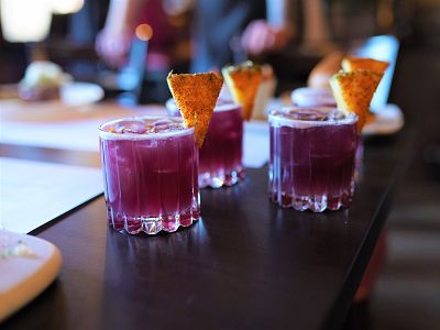 Beverage pairing for our tasting